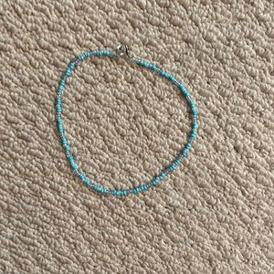 blue necklace